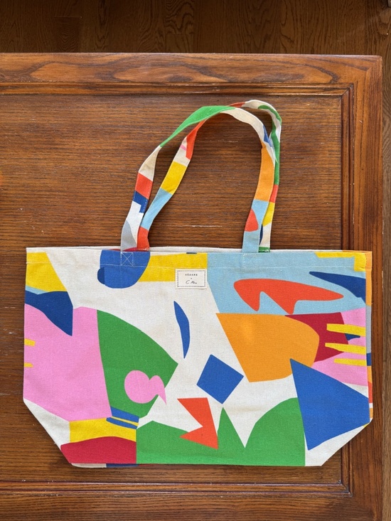 Sezane Handbags - new Sézane x G. Kero geometric print colorful maximalist tote limited edition